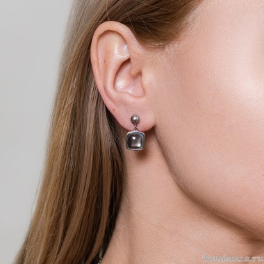 Серьги Fiore Luna, Куб SHELL